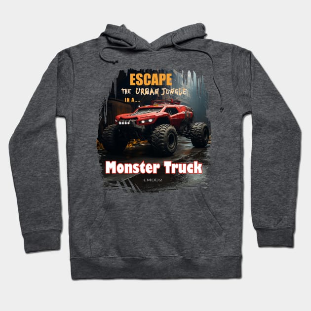 Monster Truck Escape! Hoodie by StudioD